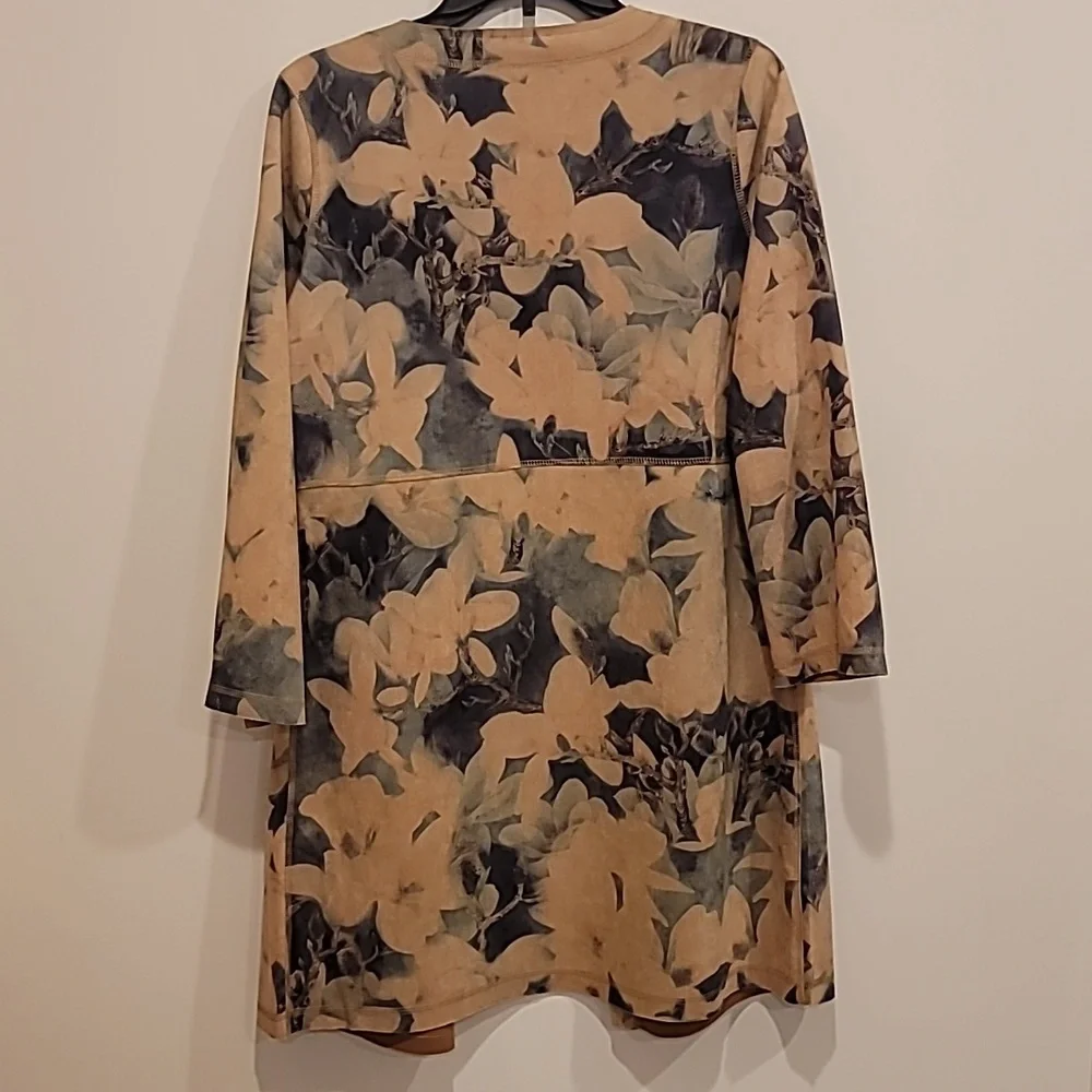 Solitaire Duster Floral, sz S, NWT - Picture 6 of 6